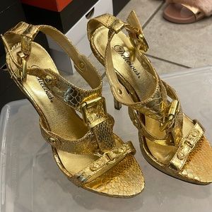 Gold Heels